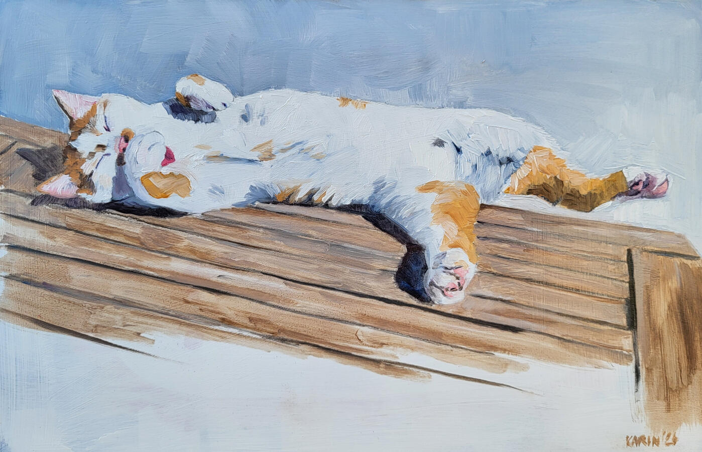 Dani, 29 x 19 cm, olieverf op paneel, € 150,-