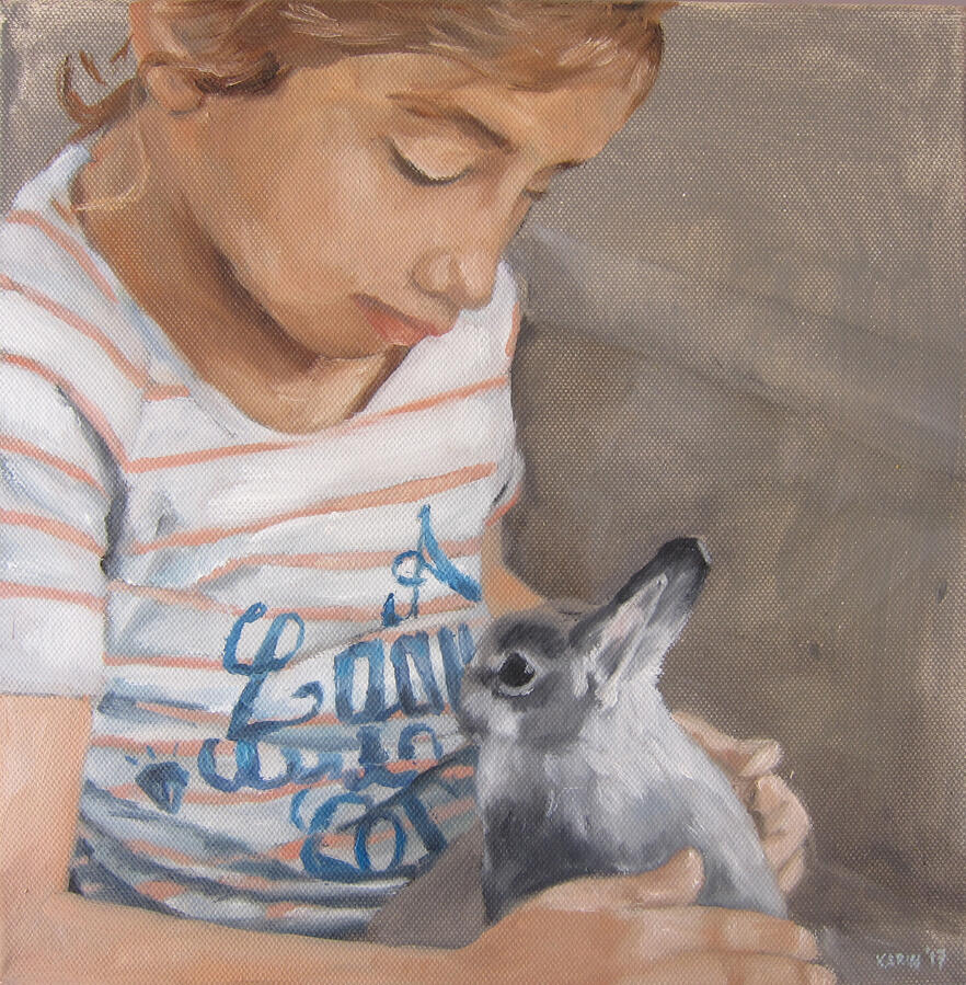 Sarah, ...olieverf op doek, VERKOCHT